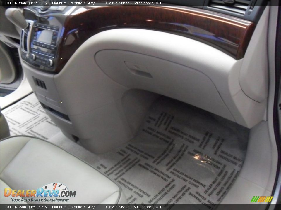 2012 Nissan Quest 3.5 SL Platinum Graphite / Gray Photo #9