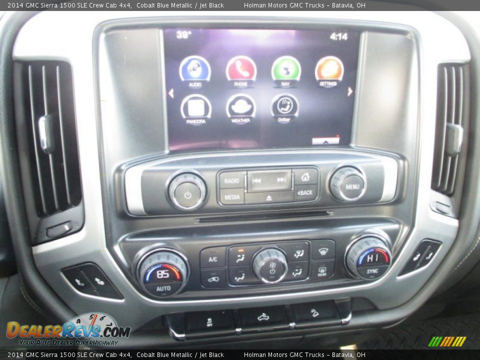 2014 GMC Sierra 1500 SLE Crew Cab 4x4 Cobalt Blue Metallic / Jet Black Photo #9