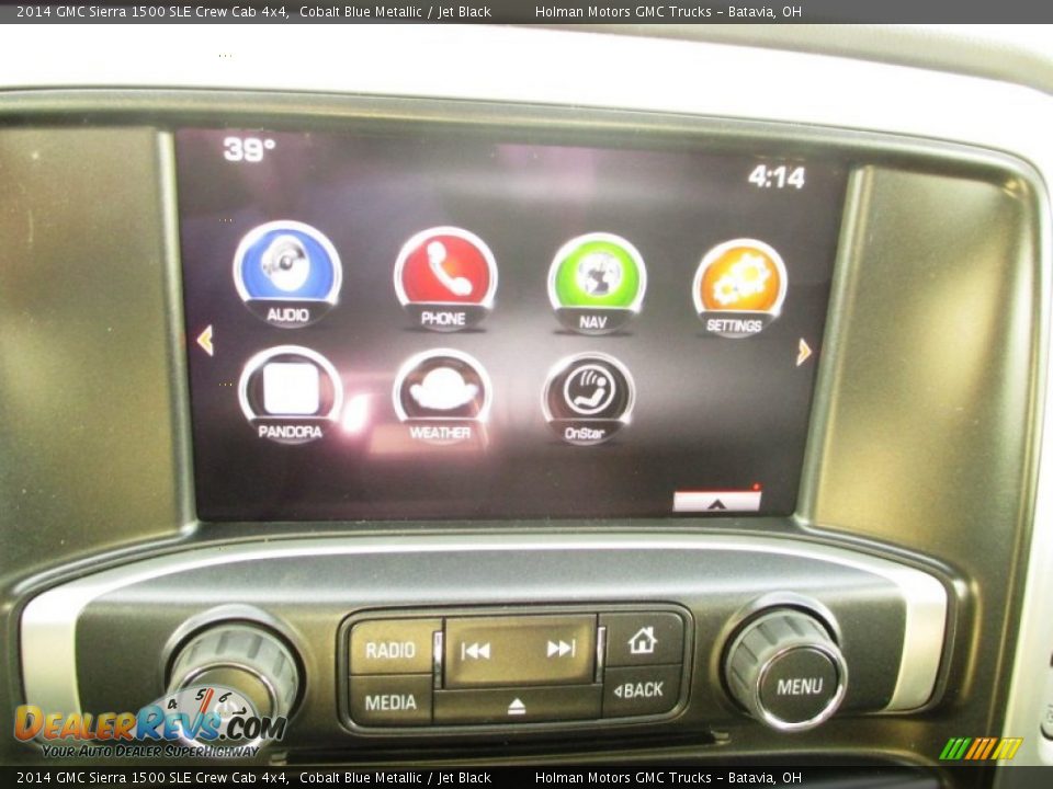 2014 GMC Sierra 1500 SLE Crew Cab 4x4 Cobalt Blue Metallic / Jet Black Photo #10