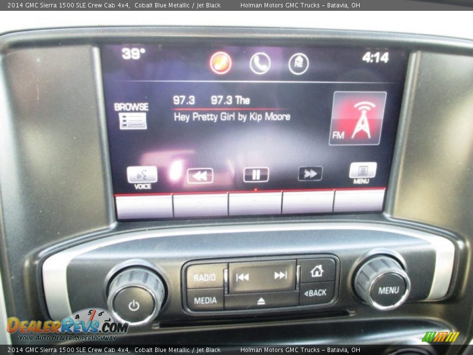 2014 GMC Sierra 1500 SLE Crew Cab 4x4 Cobalt Blue Metallic / Jet Black Photo #11