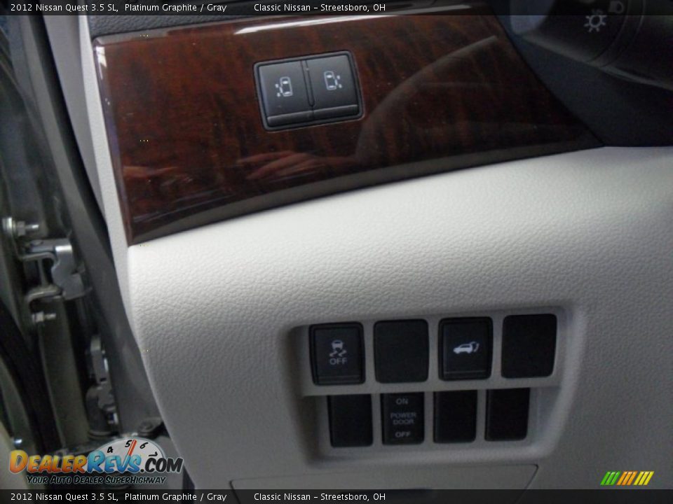 2012 Nissan Quest 3.5 SL Platinum Graphite / Gray Photo #18