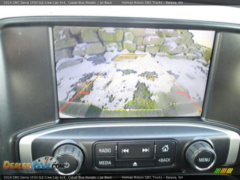 2014 GMC Sierra 1500 SLE Crew Cab 4x4 Cobalt Blue Metallic / Jet Black Photo #13
