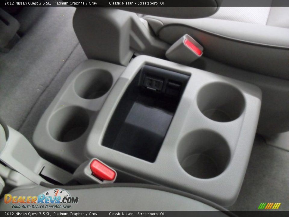 2012 Nissan Quest 3.5 SL Platinum Graphite / Gray Photo #26