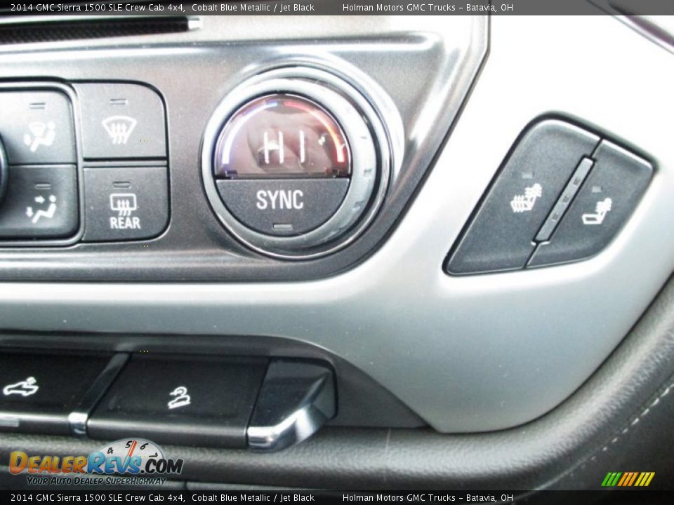 2014 GMC Sierra 1500 SLE Crew Cab 4x4 Cobalt Blue Metallic / Jet Black Photo #15