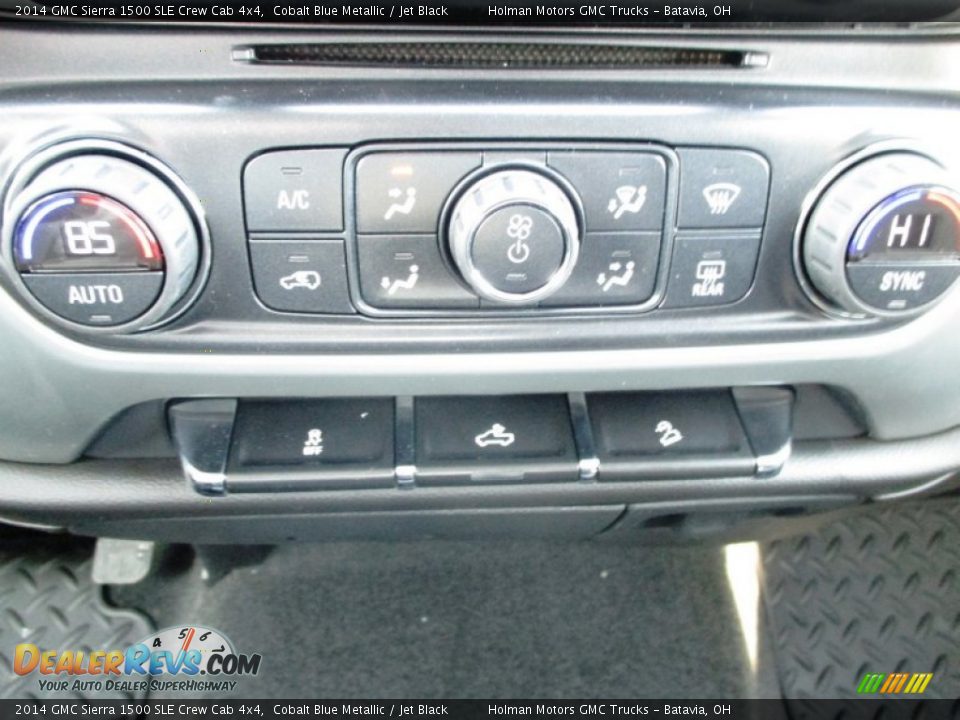 2014 GMC Sierra 1500 SLE Crew Cab 4x4 Cobalt Blue Metallic / Jet Black Photo #16