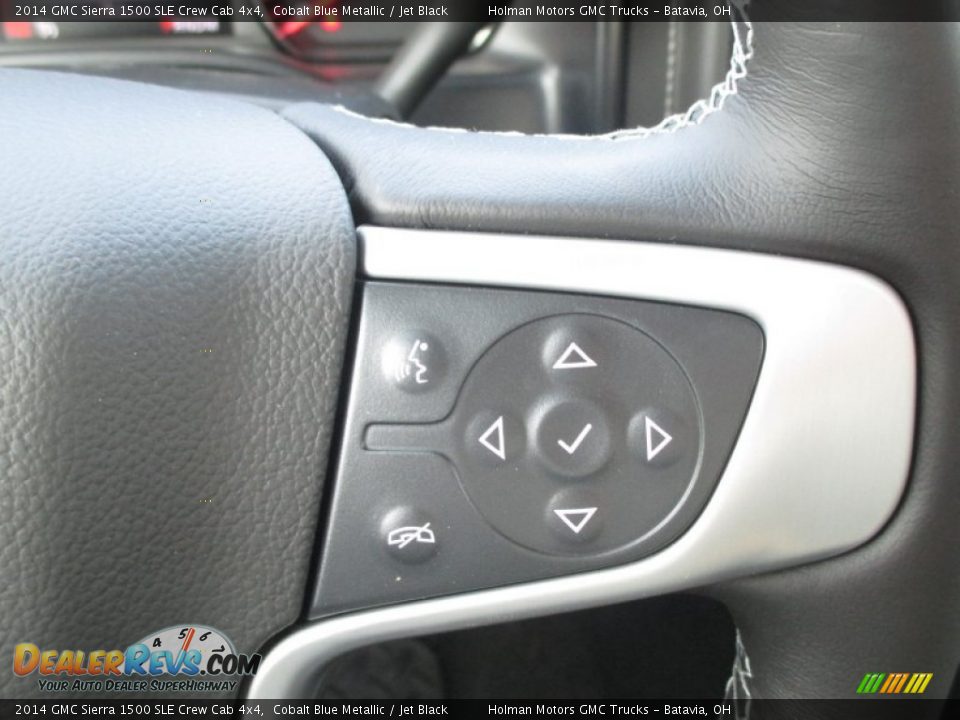 2014 GMC Sierra 1500 SLE Crew Cab 4x4 Cobalt Blue Metallic / Jet Black Photo #18