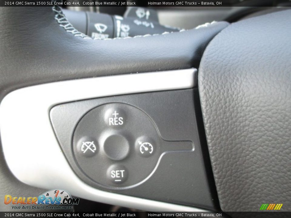 2014 GMC Sierra 1500 SLE Crew Cab 4x4 Cobalt Blue Metallic / Jet Black Photo #19