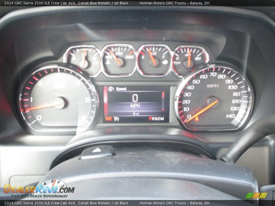 2014 GMC Sierra 1500 SLE Crew Cab 4x4 Cobalt Blue Metallic / Jet Black Photo #20