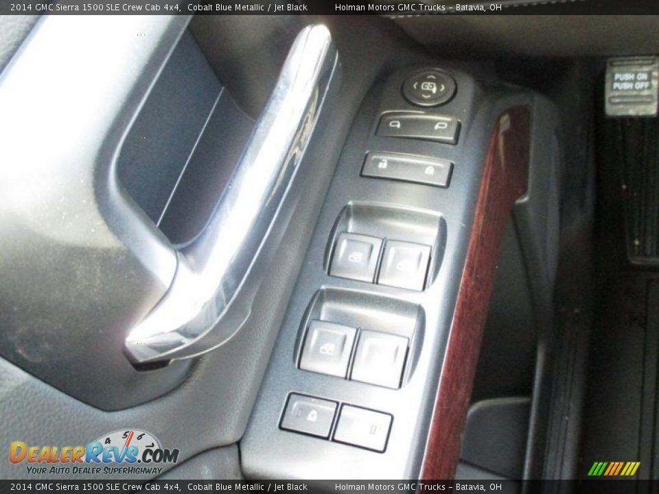 2014 GMC Sierra 1500 SLE Crew Cab 4x4 Cobalt Blue Metallic / Jet Black Photo #21