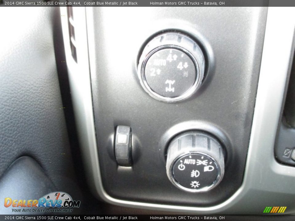 2014 GMC Sierra 1500 SLE Crew Cab 4x4 Cobalt Blue Metallic / Jet Black Photo #22