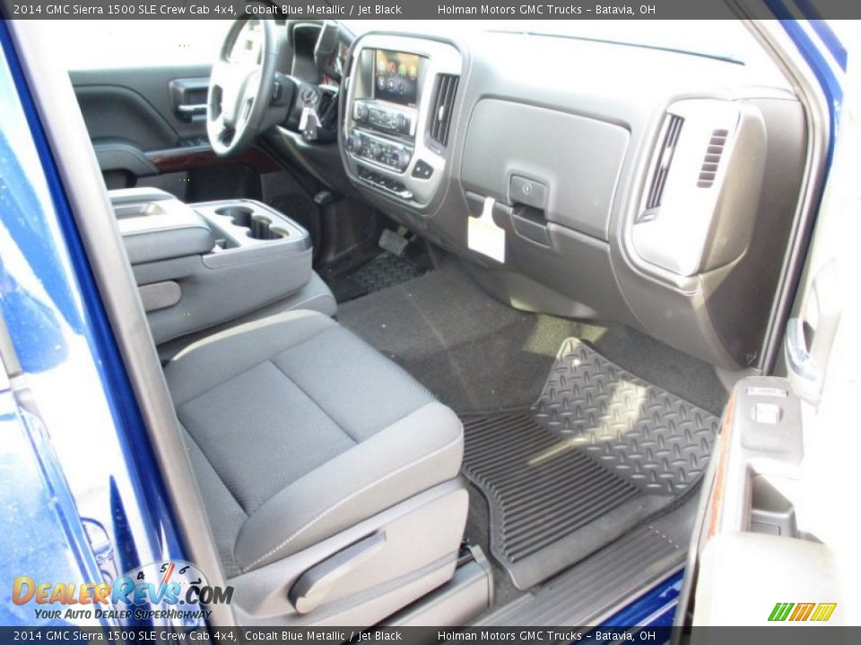 2014 GMC Sierra 1500 SLE Crew Cab 4x4 Cobalt Blue Metallic / Jet Black Photo #32