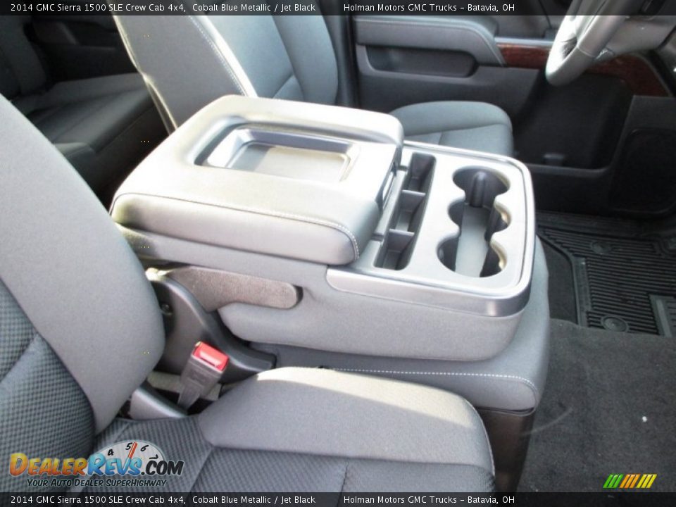 2014 GMC Sierra 1500 SLE Crew Cab 4x4 Cobalt Blue Metallic / Jet Black Photo #33