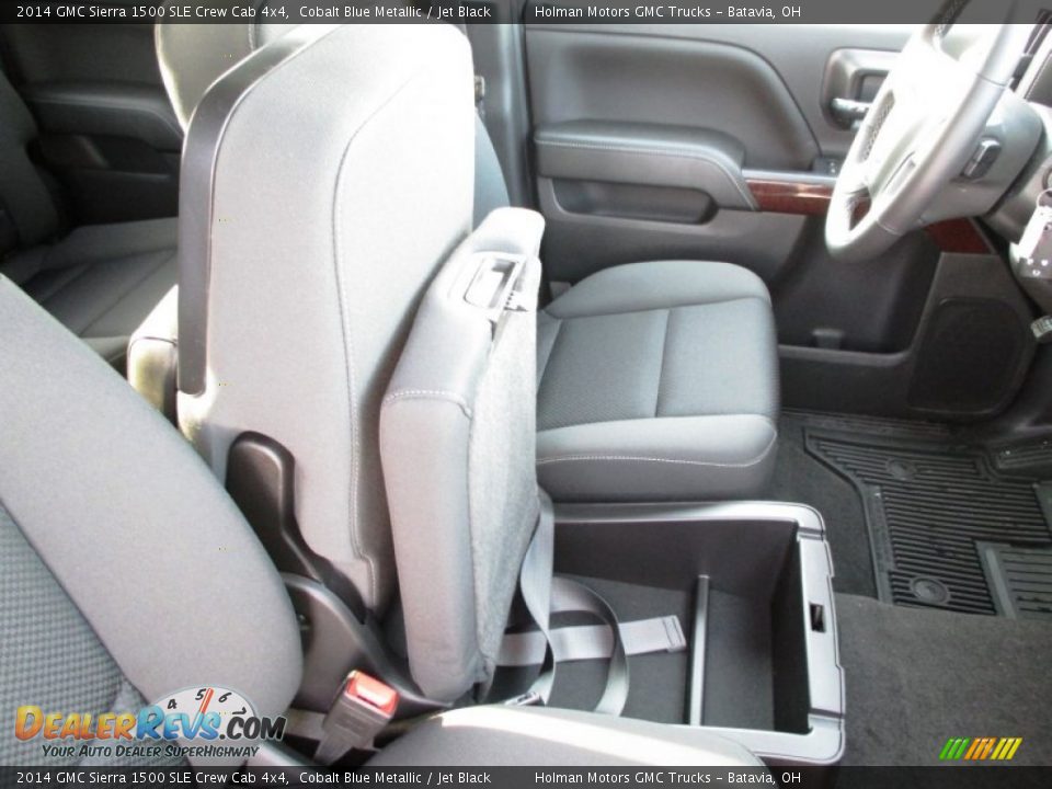 2014 GMC Sierra 1500 SLE Crew Cab 4x4 Cobalt Blue Metallic / Jet Black Photo #34