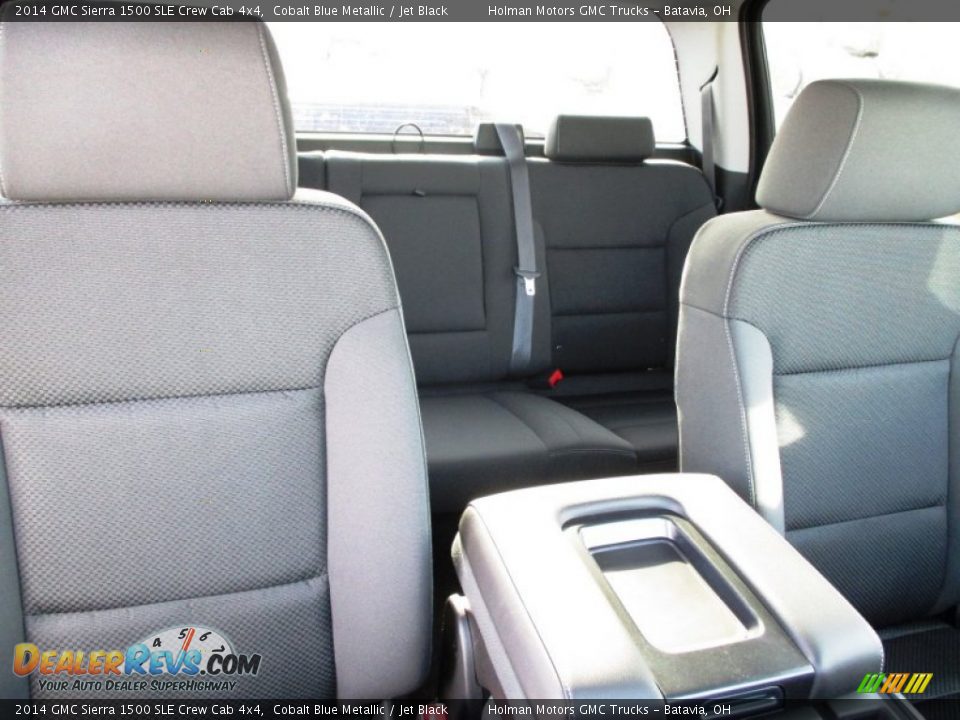 2014 GMC Sierra 1500 SLE Crew Cab 4x4 Cobalt Blue Metallic / Jet Black Photo #35