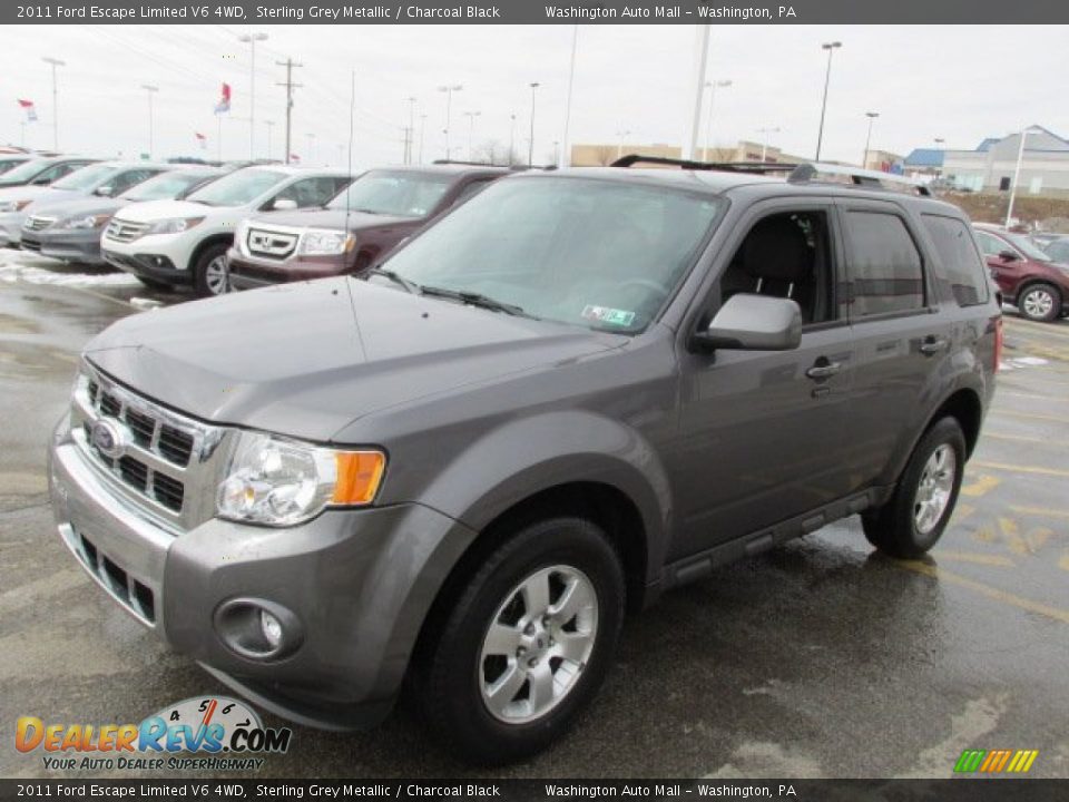 2011 Ford Escape Limited V6 4WD Sterling Grey Metallic / Charcoal Black Photo #5