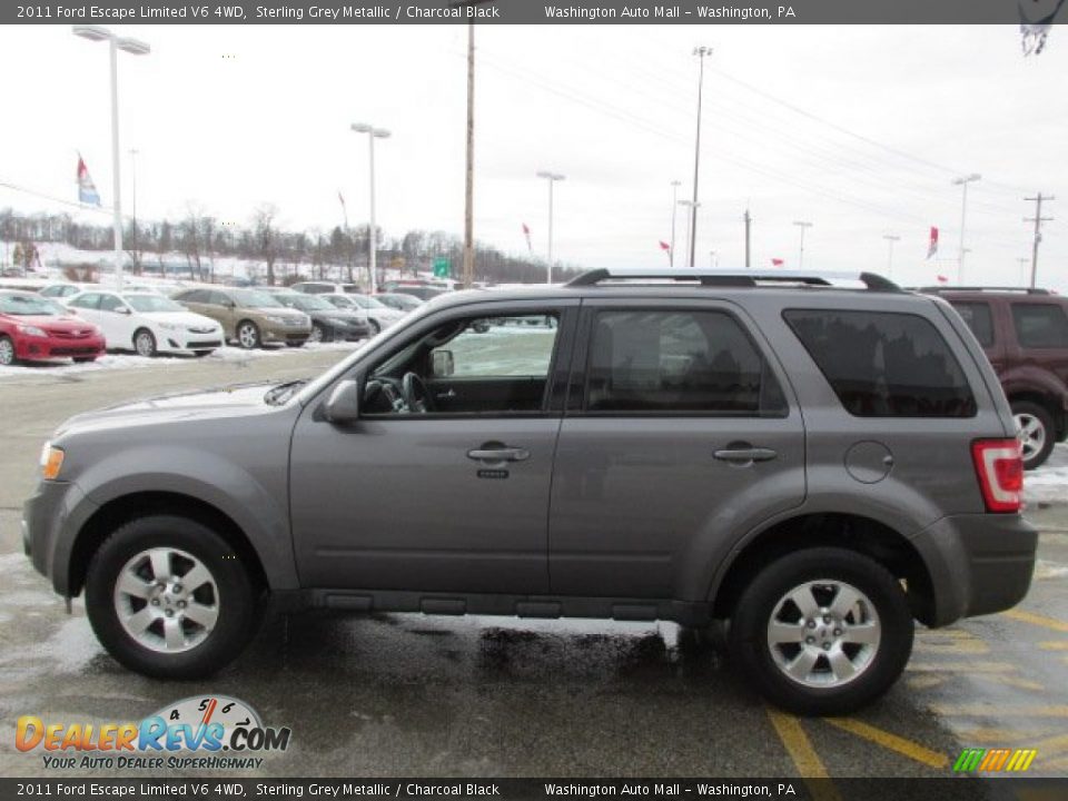 2011 Ford Escape Limited V6 4WD Sterling Grey Metallic / Charcoal Black Photo #6