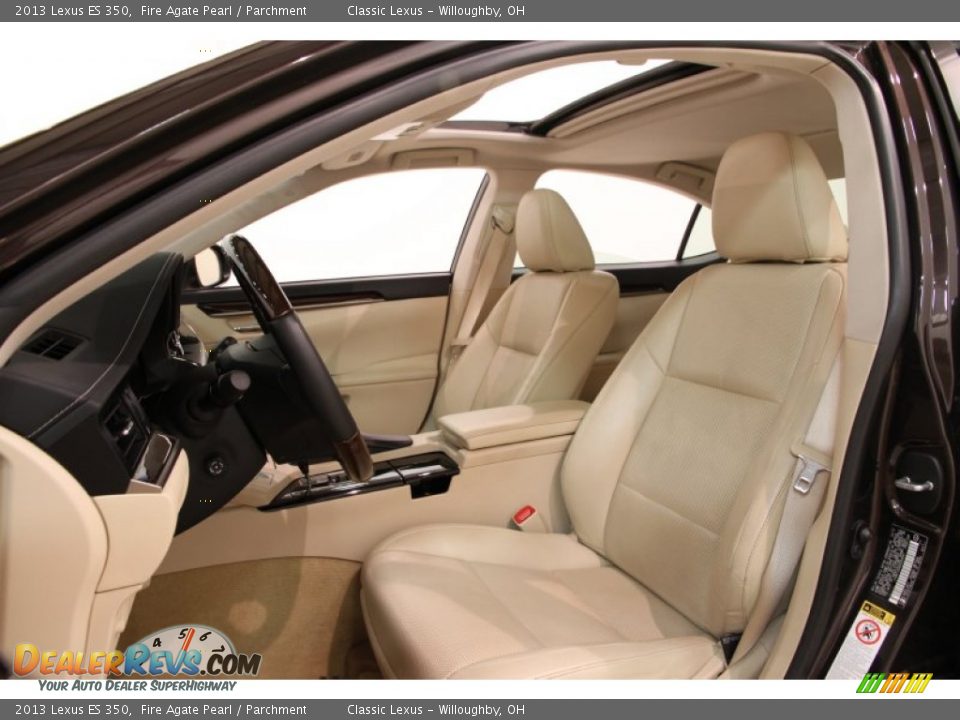 2013 Lexus ES 350 Fire Agate Pearl / Parchment Photo #10