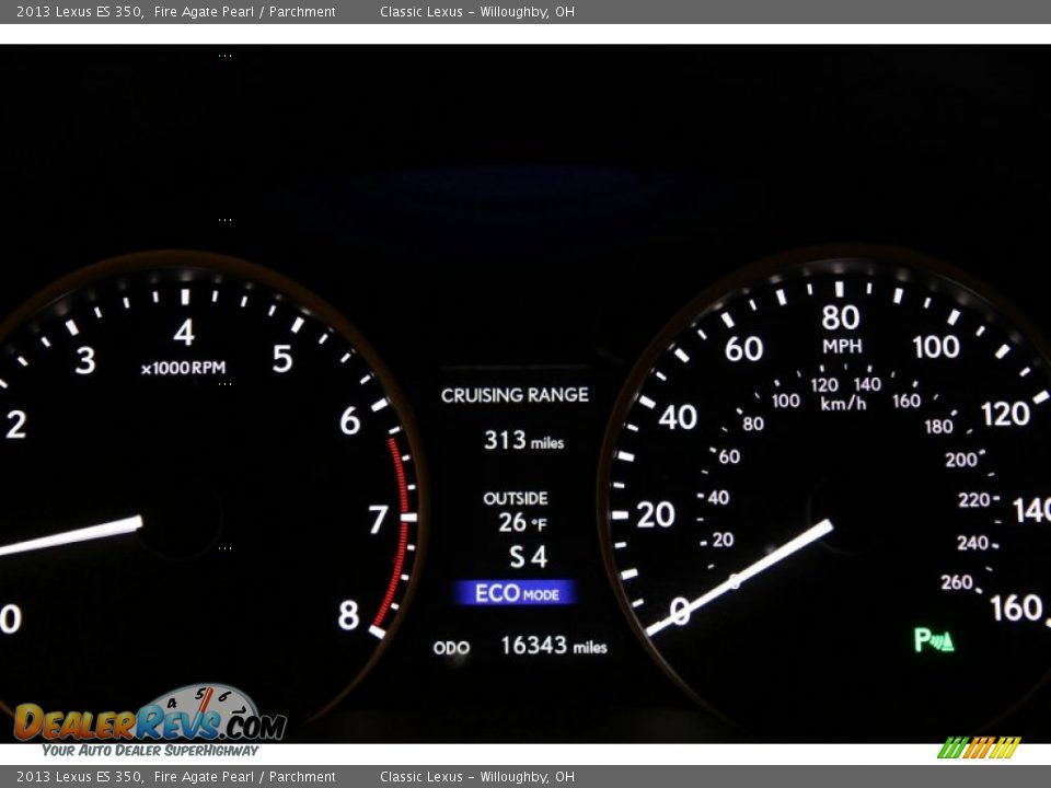 2013 Lexus ES 350 Fire Agate Pearl / Parchment Photo #16
