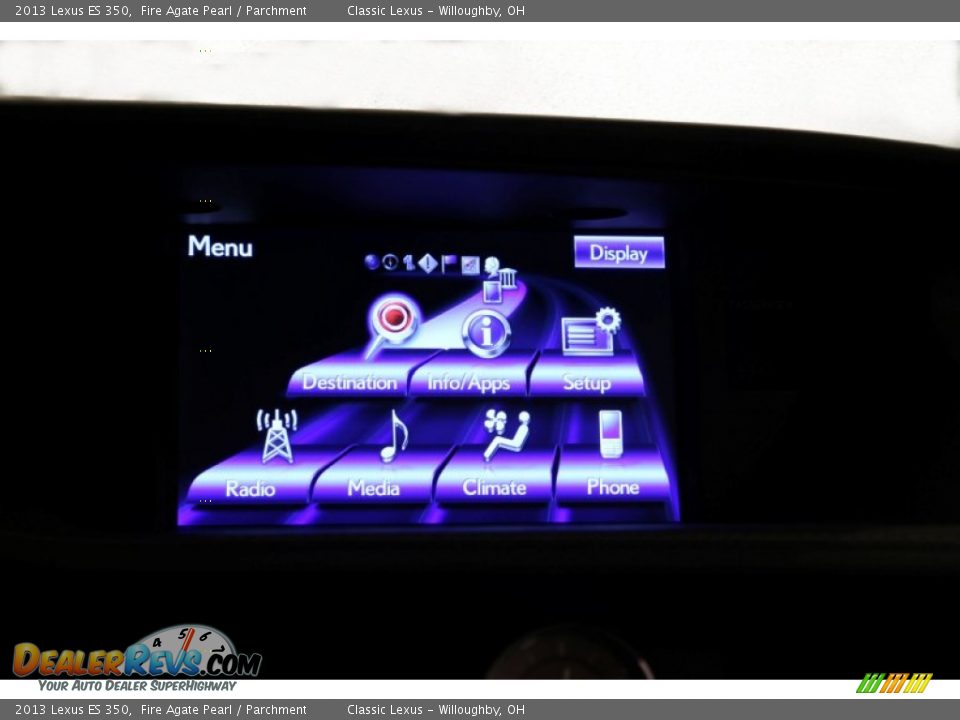2013 Lexus ES 350 Fire Agate Pearl / Parchment Photo #20