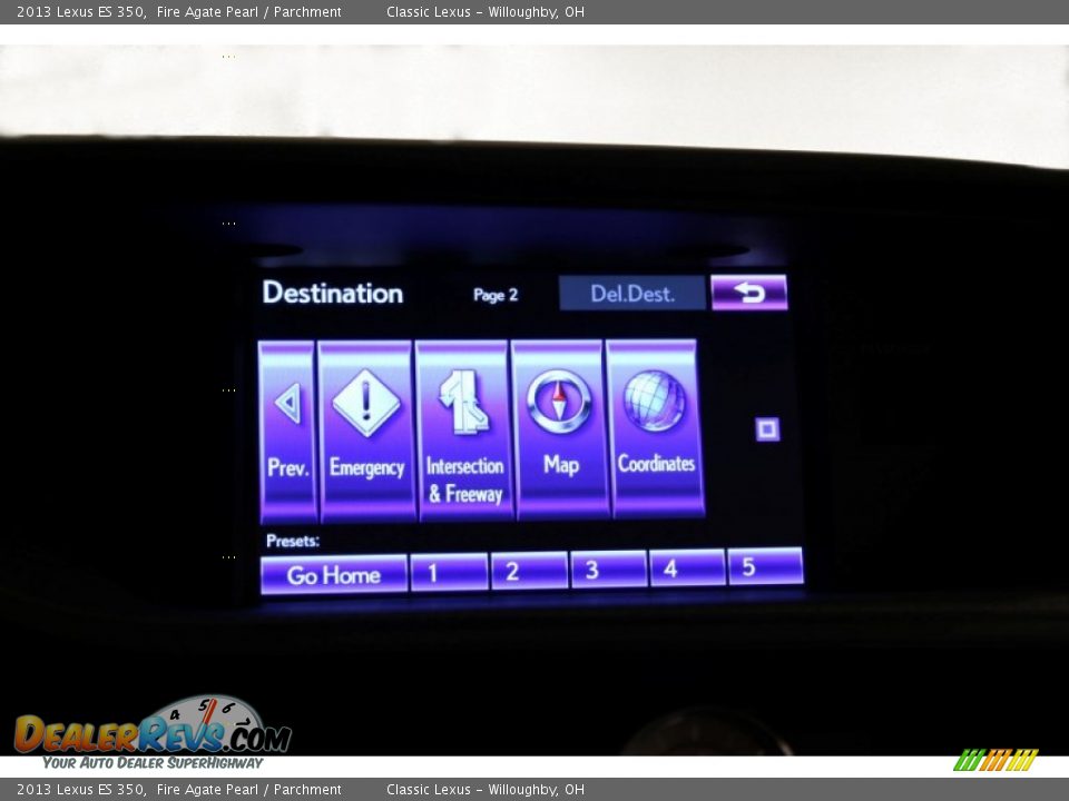 2013 Lexus ES 350 Fire Agate Pearl / Parchment Photo #22