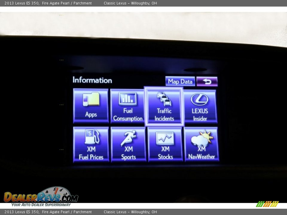 2013 Lexus ES 350 Fire Agate Pearl / Parchment Photo #24