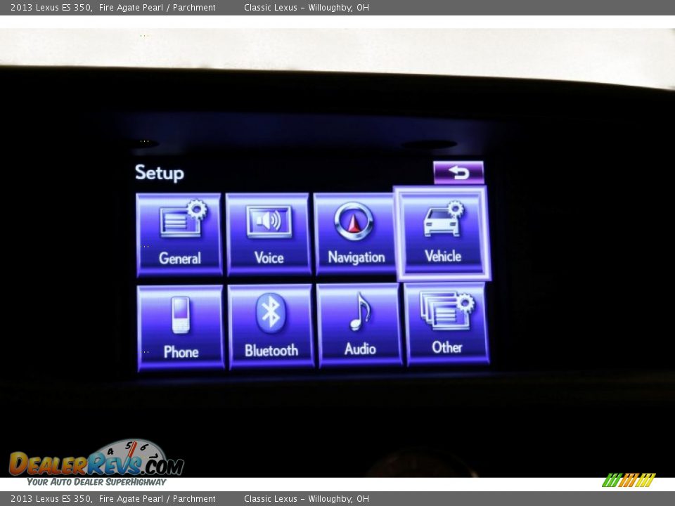 2013 Lexus ES 350 Fire Agate Pearl / Parchment Photo #25