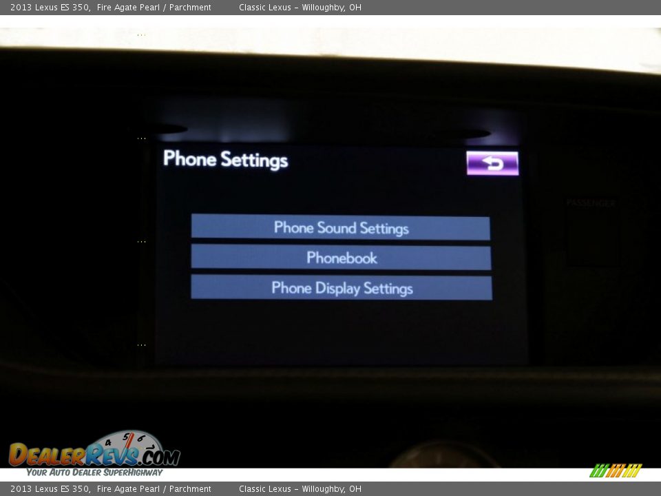 2013 Lexus ES 350 Fire Agate Pearl / Parchment Photo #30