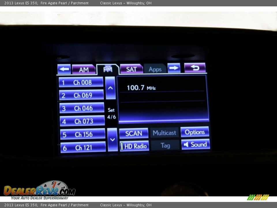 2013 Lexus ES 350 Fire Agate Pearl / Parchment Photo #35