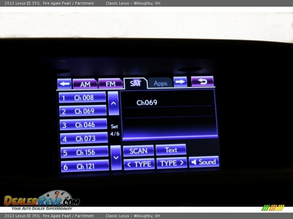 2013 Lexus ES 350 Fire Agate Pearl / Parchment Photo #36