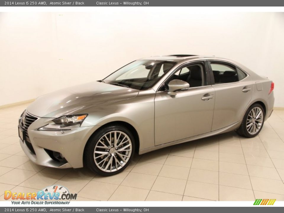 2014 Lexus IS 250 AWD Atomic Silver / Black Photo #3