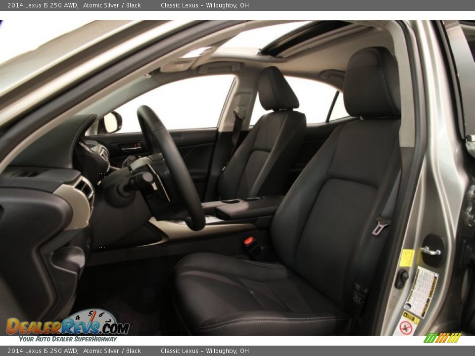 2014 Lexus IS 250 AWD Atomic Silver / Black Photo #8