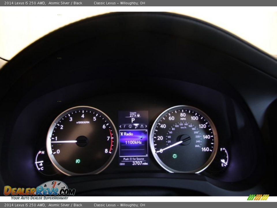 2014 Lexus IS 250 AWD Atomic Silver / Black Photo #11