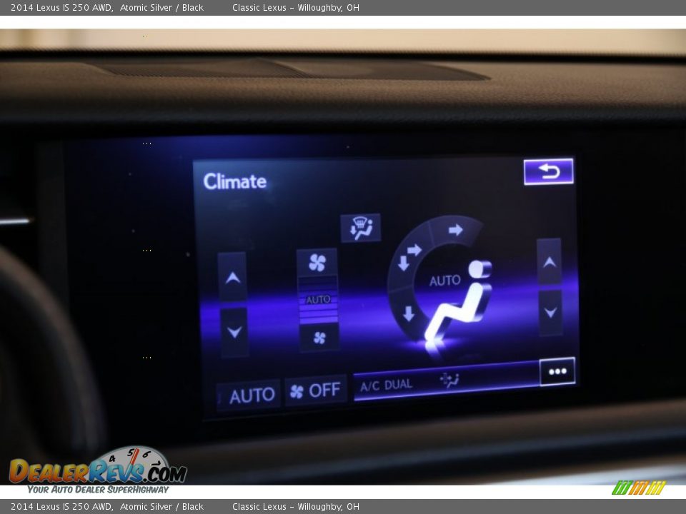 2014 Lexus IS 250 AWD Atomic Silver / Black Photo #25