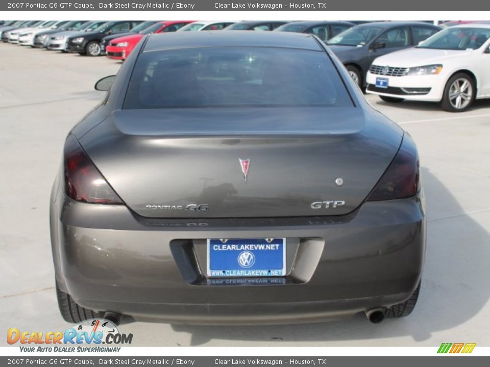 2007 Pontiac G6 GTP Coupe Dark Steel Gray Metallic / Ebony Photo #8