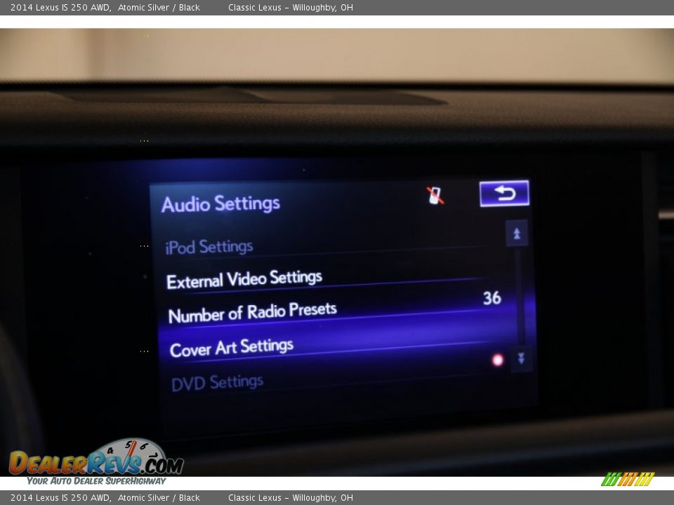 2014 Lexus IS 250 AWD Atomic Silver / Black Photo #30