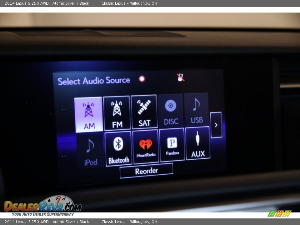 2014 Lexus IS 250 AWD Atomic Silver / Black Photo #31