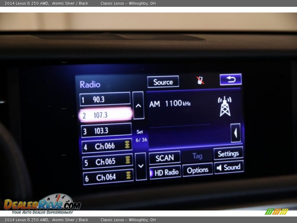 2014 Lexus IS 250 AWD Atomic Silver / Black Photo #32