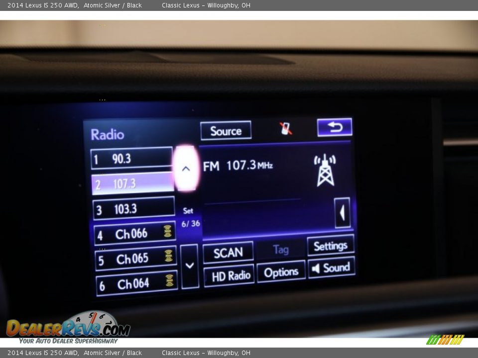 2014 Lexus IS 250 AWD Atomic Silver / Black Photo #33