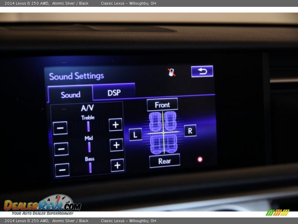 2014 Lexus IS 250 AWD Atomic Silver / Black Photo #36