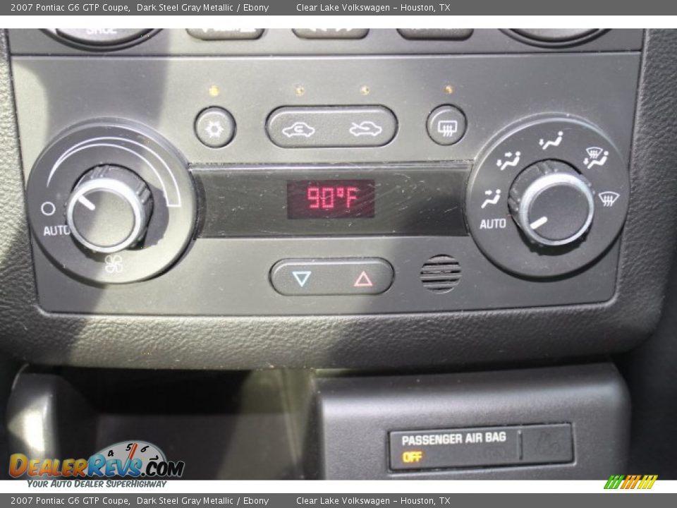 Controls of 2007 Pontiac G6 GTP Coupe Photo #21