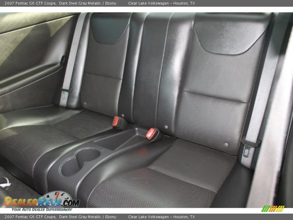 Rear Seat of 2007 Pontiac G6 GTP Coupe Photo #26