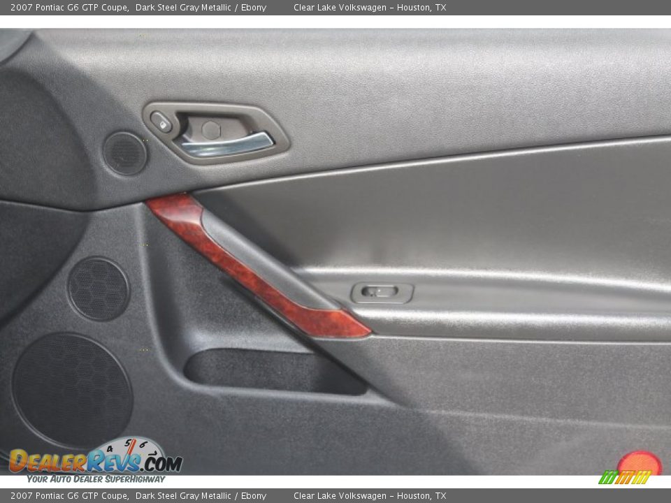 2007 Pontiac G6 GTP Coupe Dark Steel Gray Metallic / Ebony Photo #28