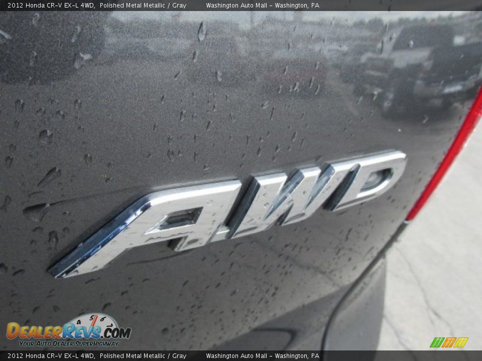 2012 Honda CR-V EX-L 4WD Polished Metal Metallic / Gray Photo #9