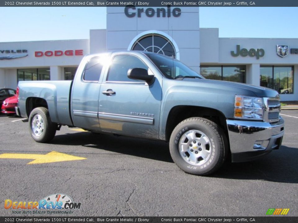 2012 Chevrolet Silverado 1500 LT Extended Cab Blue Granite Metallic / Ebony Photo #1