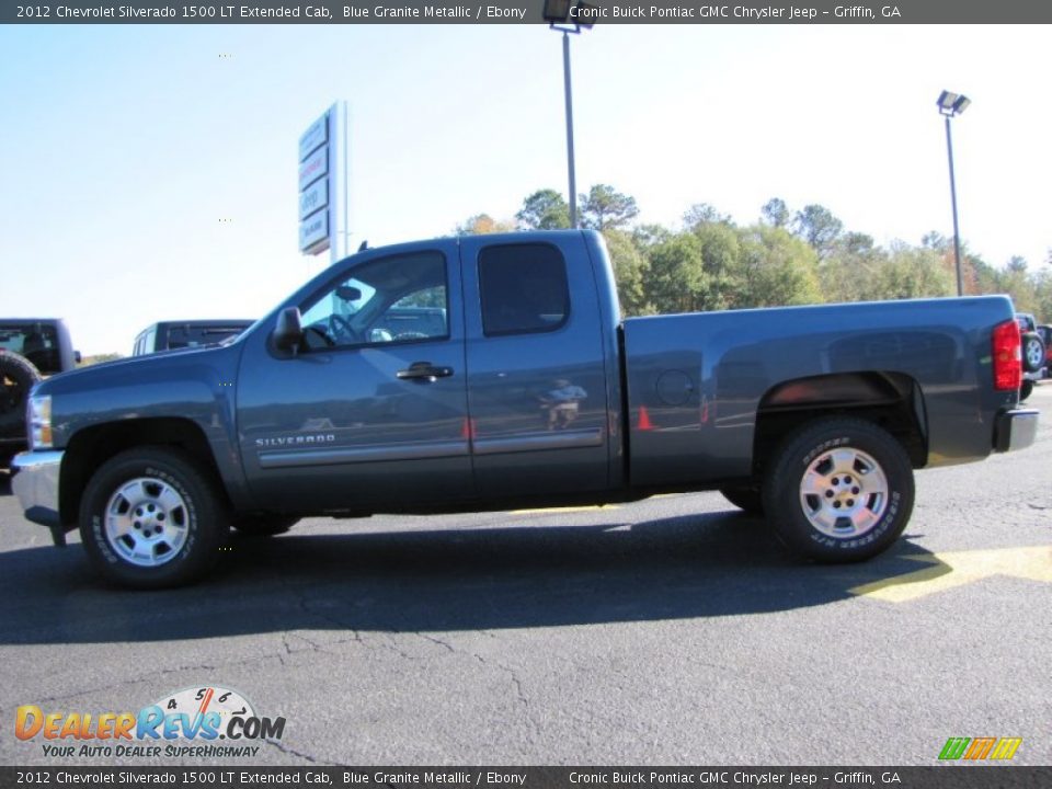 2012 Chevrolet Silverado 1500 LT Extended Cab Blue Granite Metallic / Ebony Photo #4