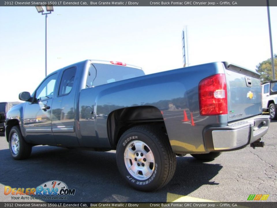 2012 Chevrolet Silverado 1500 LT Extended Cab Blue Granite Metallic / Ebony Photo #5