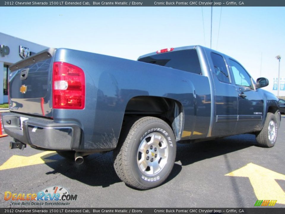 2012 Chevrolet Silverado 1500 LT Extended Cab Blue Granite Metallic / Ebony Photo #7