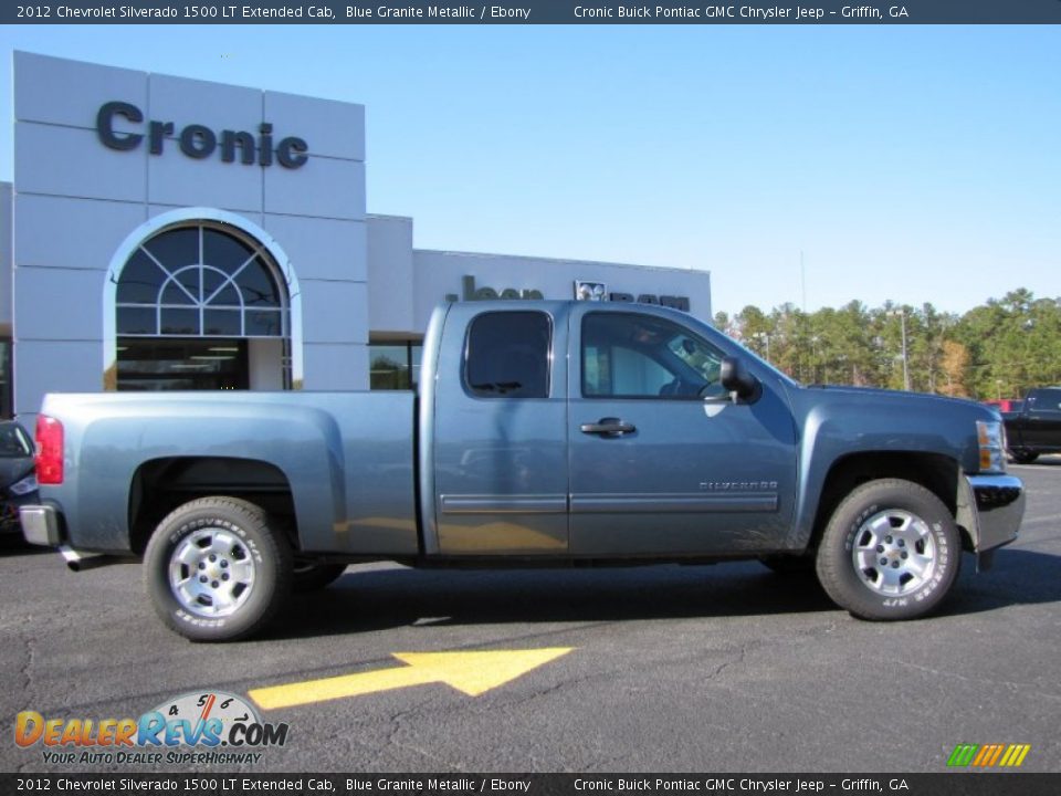 2012 Chevrolet Silverado 1500 LT Extended Cab Blue Granite Metallic / Ebony Photo #8