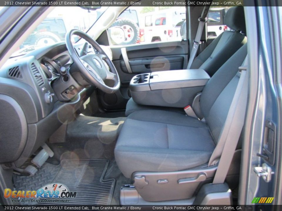 2012 Chevrolet Silverado 1500 LT Extended Cab Blue Granite Metallic / Ebony Photo #10