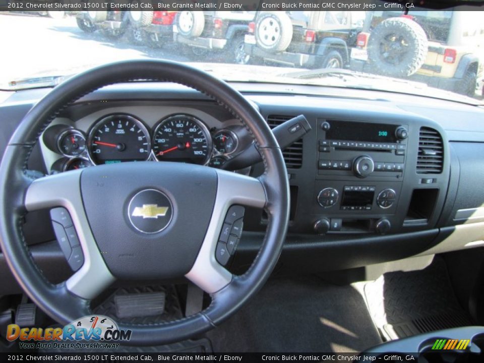 2012 Chevrolet Silverado 1500 LT Extended Cab Blue Granite Metallic / Ebony Photo #14